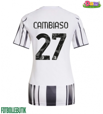 Juventus Andrea Cambiaso #27 Hemmatröja Kvinnor 2025-26 Kortärmad